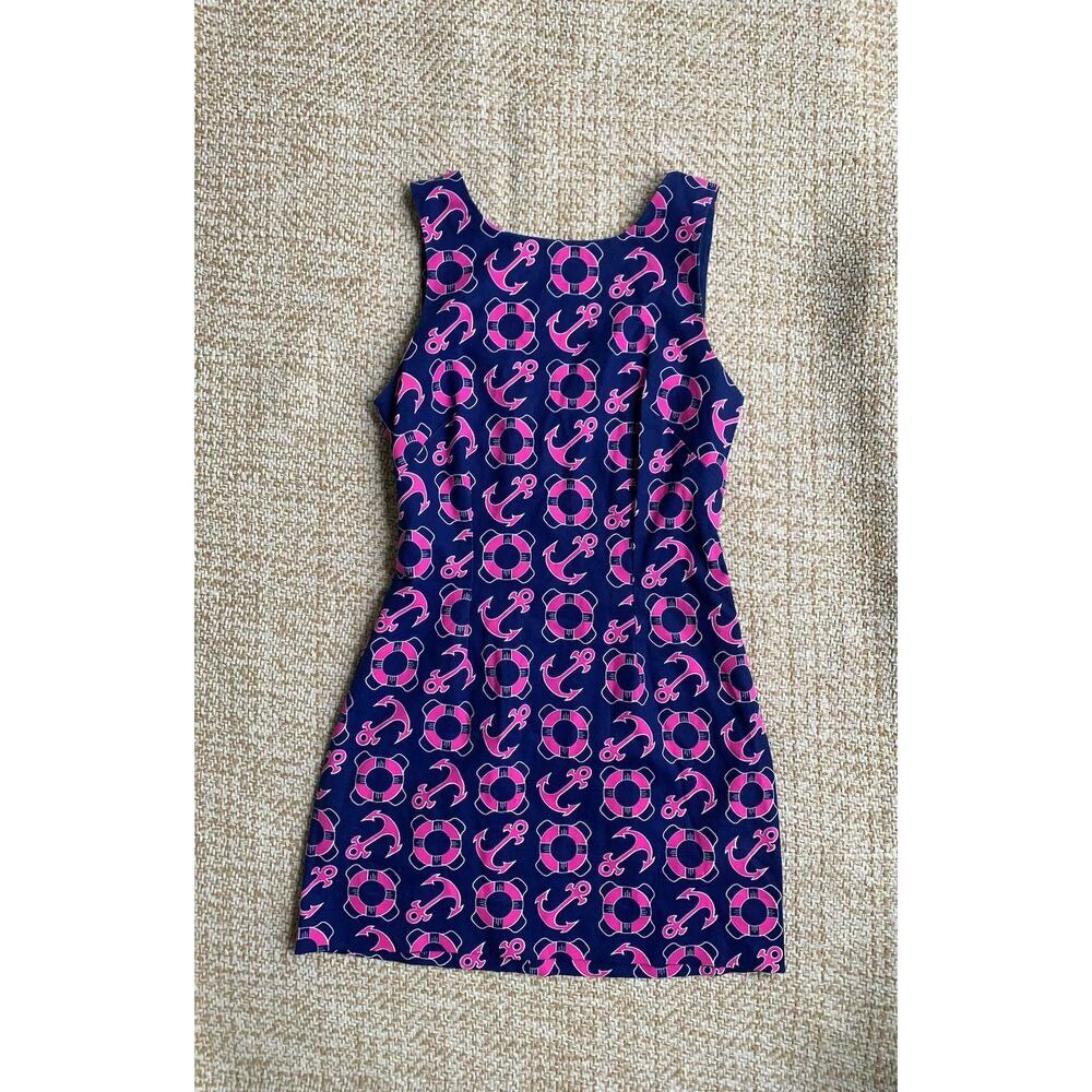 Macbeth Collection Margaret Josephs Dress Tank Nautical Shift Anchors Bouy XS
